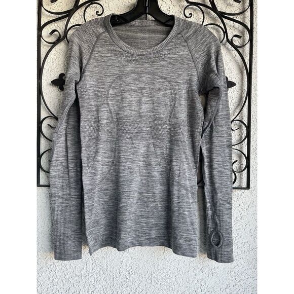 lululemon swiftly tech long sleeve - Size 6 - Gray - Picture 1 of 6